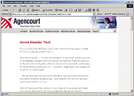 Agencourt screenshot 2